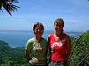 7-31 013 Lillie and Lucy en route to Hoi An with Danang in the background.jpg